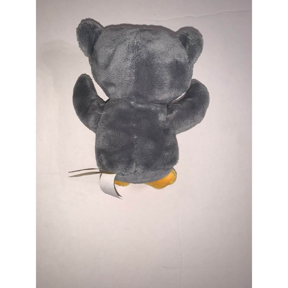 Dan Dee Owl Plush Stuffed Animal Gray Red Heart Valentines Day 6 Inch Small - Picture 3 of 5